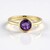 Anillo en oro con Amatista (de Melo Gold)