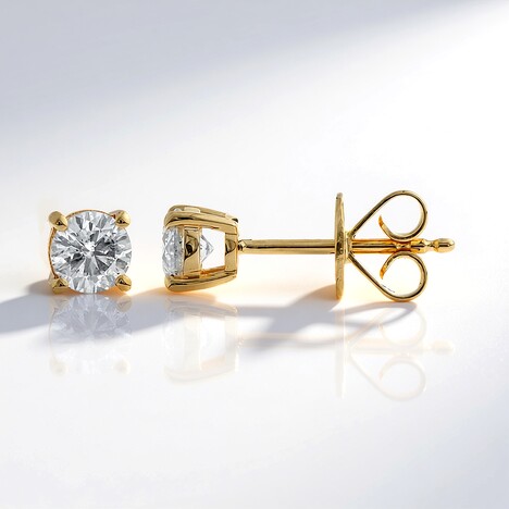 Orecchini in oro con Diamante SI2 (H) (CIRARI)