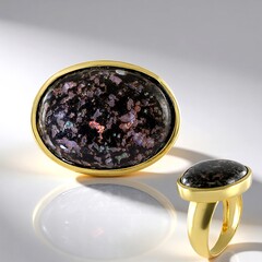 Anello in argento con Opale Leopardo