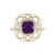 Amethyst-Goldring (Ornaments by de Melo)