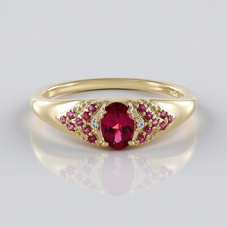 Anello in oro con Rubellite