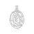 Colgante en plata con Zircón (Ornaments by de Melo)
