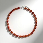 Collana in argento con Corniola