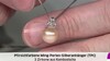 Colgante en plata con Perla Ming durazno (TPC)