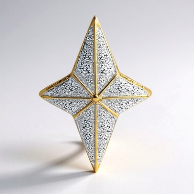 Colgante en oro con Diamante SI1 (G) (Annette)