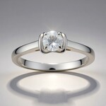 Anello in argento con Zircone