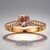 Anello in oro con Morganite AAA (CIRARI)