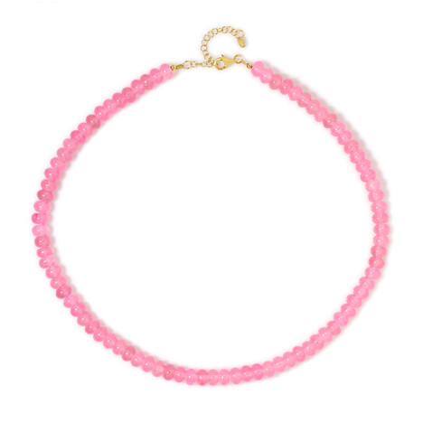 Collar en plata con Cuarzo rosado