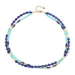 Lapis Lazuli Silver Necklace (Riya)