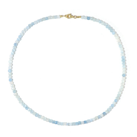 Collar en plata con Aguamarina de Brasil