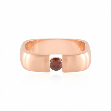 Roter I2 Brillant-Silberring (de Melo Essence)
