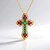 Collana in argento con Smeraldo Zambia (Gems en Vogue)