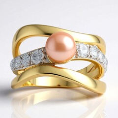 Anillo en plata con Perla Ming púrpura