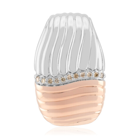 Pendentif en argent et Diamant rose Argyle I1 (Annette)