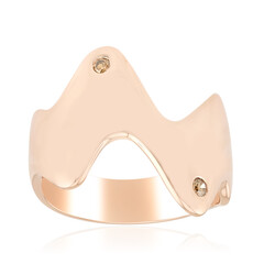 Anello in argento con Diamante Argyle Rose de France I1