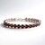 Mozambique Garnet Silver Bracelet