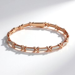 Bracciale in argento con Zircone (Adela Silber)
