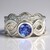 Anello in argento con Tanzanite