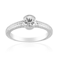 Bague en argent et Zircon