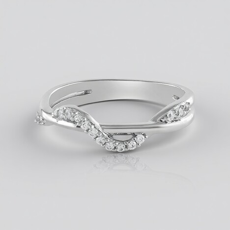 Bague en argent et Zircon