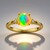 Anello in oro con Opale di Welo (CIRARI)