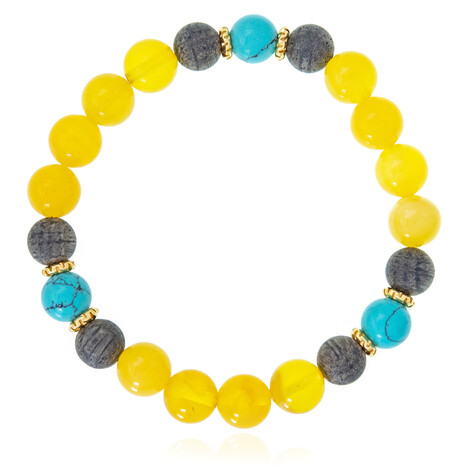 Edelstein-Silberarmband (dagen)