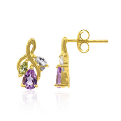 Orecchini in argento con Ametista Rose de France