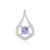 Ciondolo in argento con Tanzanite