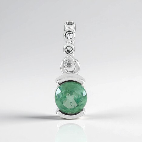 Ciondolo in argento con Cianite Menta