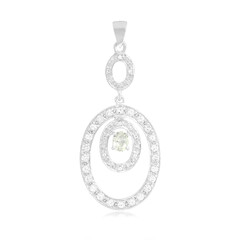 Pendentif en argent et Tourmaline