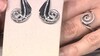 Boucles d'oreilles en argent et Zircon (SAELOCANA)