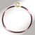 Collana in argento con Rubino del Madagascar