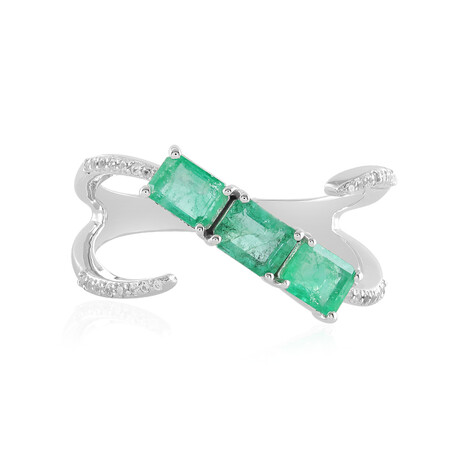 Äthiopischer Smaragd-Goldring (SUHANA)