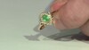 Anillo en oro con Esmeralda de Zambia AAA