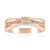 Gouden ring met een VS1 Argyle-Rose de France-Diamant (Annette)