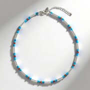 Collana in argento con Quarzo Bianco
