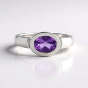Sambia-Amethyst-Silberring