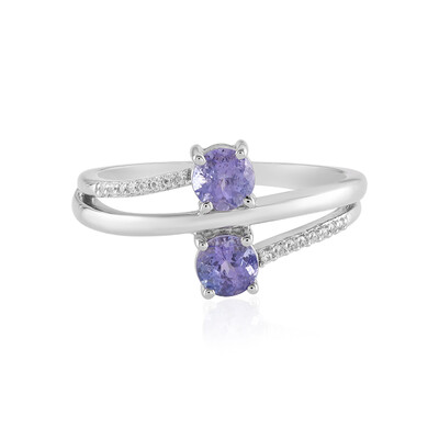Anello in argento con Tanzanite