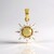 Ciondolo in argento con Zircone Giallo (Adela Silber)