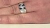 Zilveren ring met zirkonen