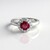 Anello in argento con Rubino Bemainty