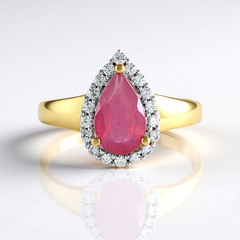 Anello in argento con Zaffiro Rosa del Madagascar