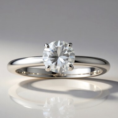 Zilveren ring met een witte topaas