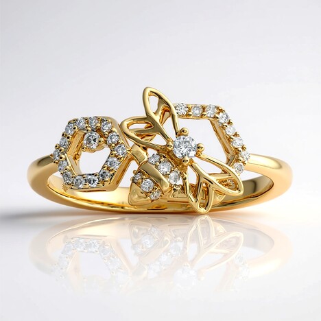 Anello in oro con Diamante SI2 (H) (CIRARI)