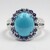 Bague en argent et Turquoise Sleeping Beauty (Faszination Türkis)