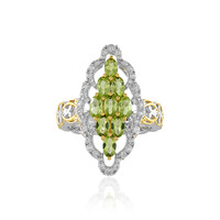Anello in argento con Peridoto (Gems en Vogue)