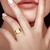 Zilveren ring met een Groene onyx