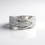 Anello in argento con Zircone