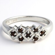 Bague pour homme en argent et Diamant fantaisie