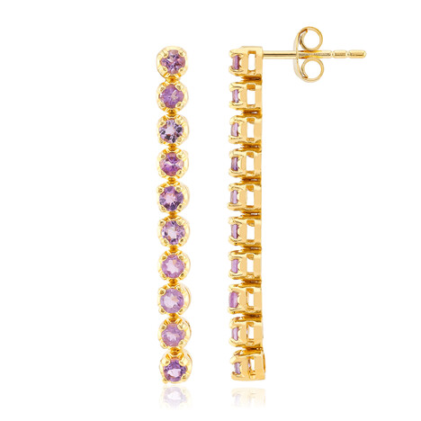 Pendientes en plata con Amatista